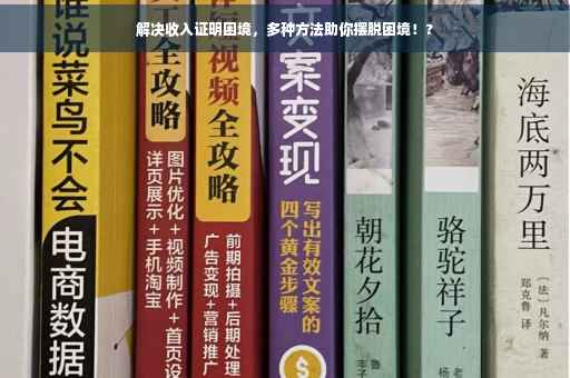 解决收入证明困境，多种方法助你摆脱困境！?