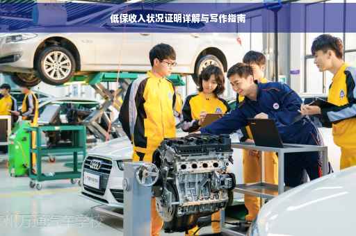 低保收入状况证明详解与写作指南