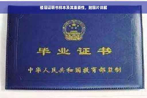 楼层证明书样本及其重要性，附图片详解