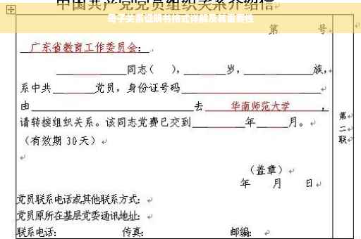 母子关系证明书格式详解及其重要性