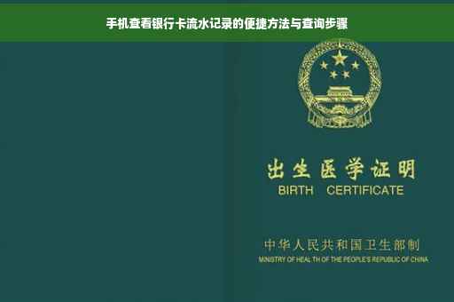 手机查看银行卡流水记录的便捷方法与查询步骤