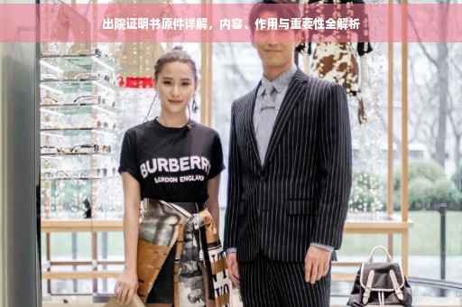 出院证明书原件详解，内容、作用与重要性全解析