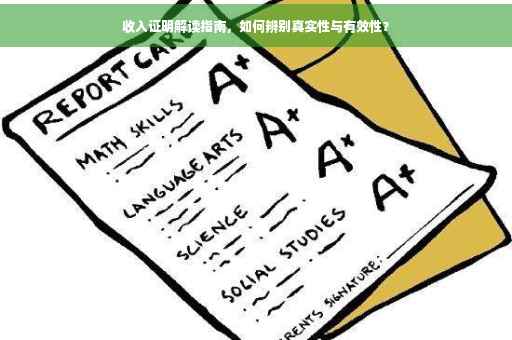 收入证明解读指南，如何辨别真实性与有效性？