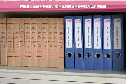 详解收入证明不开理由，如何正确撰写不开具收入证明的理由