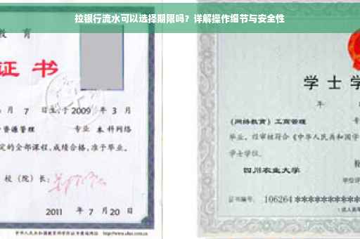 拉银行流水可以选择期限吗？详解操作细节与安全性