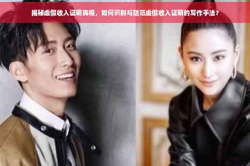 揭秘虚假收入证明真相，如何识别与防范虚假收入证明的写作手法？