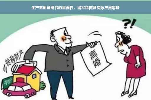 生产范围证明书的重要性、编写指南及实际应用解析