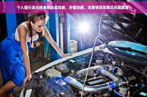 个人银行流水账单导出全攻略，步骤详解、注意事项及常见问题解答！
