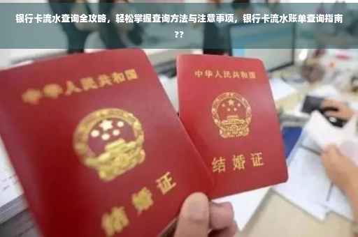 银行卡流水查询全攻略，轻松掌握查询方法与注意事项，银行卡流水账单查询指南??