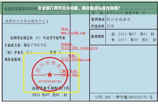 农业银行房贷流水详解，概念解读与操作指南?