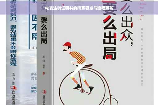 电表注销证明书的撰写要点与流程解析