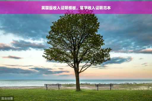 英国版收入证明模板，留学收入证明范本