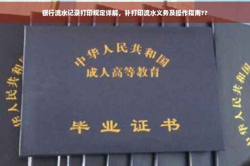 银行流水记录打印规定详解，补打印流水义务及操作指南??