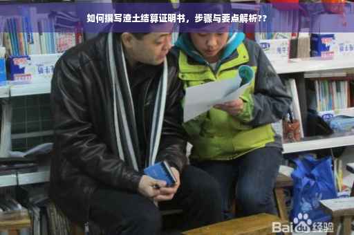 如何撰写渣土结算证明书，步骤与要点解析??