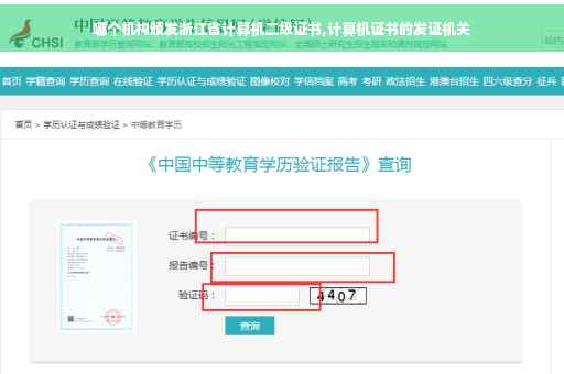 哪个机构颁发浙江省计算机二级证书,计算机证书的发证机关