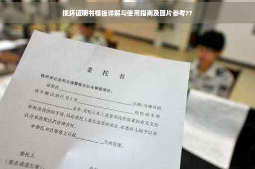 损坏证明书模板详解与使用指南及图片参考??