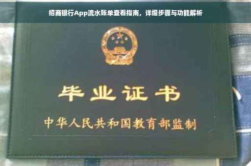 招商银行App流水账单查看指南，详细步骤与功能解析