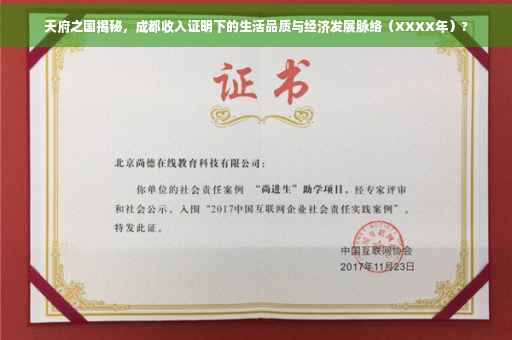 天府之国揭秘，成都收入证明下的生活品质与经济发展脉络（XXXX年）?