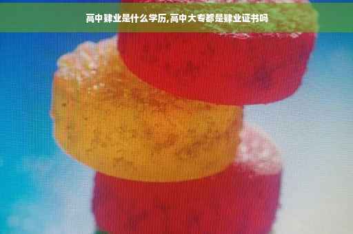 高中肄业是什么学历,高中大专都是肄业证书吗