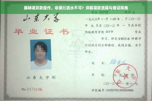 揭秘退货款操作，非银行流水不可？详解退款流程与查证指南