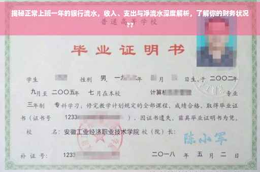揭秘正常上班一年的银行流水，收入、支出与净流水深度解析，了解你的财务状况??