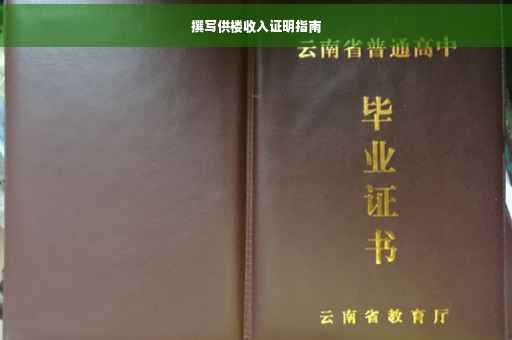 撰写供楼收入证明指南