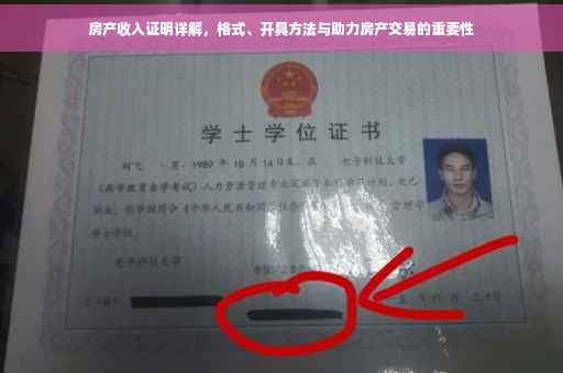 房产收入证明详解，格式、开具方法与助力房产交易的重要性