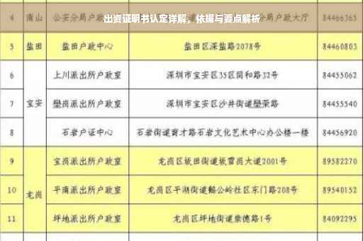 出资证明书认定详解，依据与要点解析