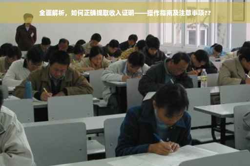 全面解析，如何正确提取收入证明——操作指南及注意事项??