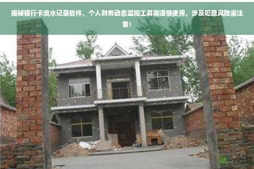 揭秘银行卡流水记录软件，个人财务动态监控工具需谨慎使用，涉及犯罪风险需注意！