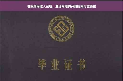 住院期间收入证明，生活写照的开具指南与重要性