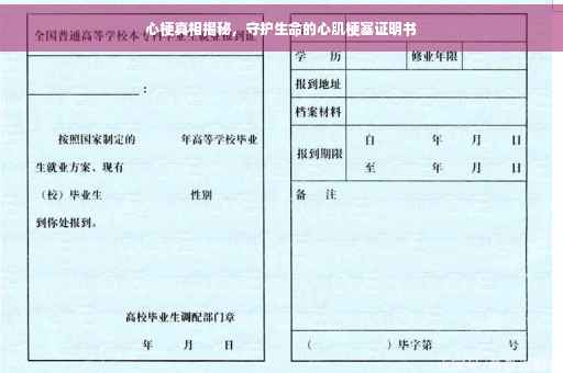 心梗真相揭秘，守护生命的心肌梗塞证明书