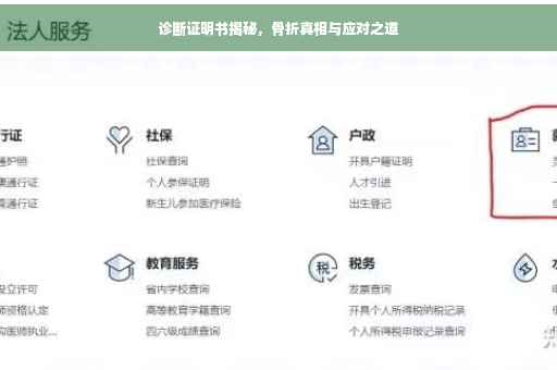 诊断证明书揭秘，骨折真相与应对之道
