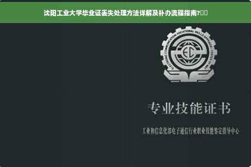 沈阳工业大学毕业证丢失处理方法详解及补办流程指南?⚡️