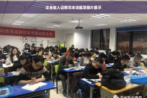 企业收入证明范本详解及图片展示
