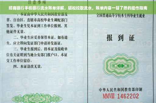 招商银行手机银行流水账单详解，轻松拉取流水，账单内容一目了然的操作指南