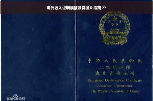 境外收入证明模板及其图片指南 ??