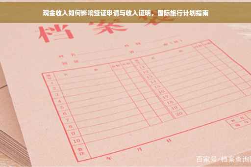 现金收入如何影响签证申请与收入证明，国际旅行计划指南