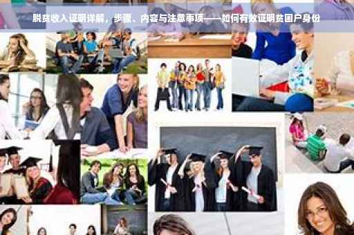 脱贫收入证明详解，步骤、内容与注意事项——如何有效证明贫困户身份