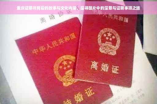 重庆证明书背后的故事与文化内涵，探寻图片中的深意与证明事项之旅
