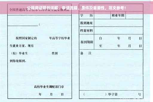 公租房证明书详解，申请流程、条件及重要性，范文参考！