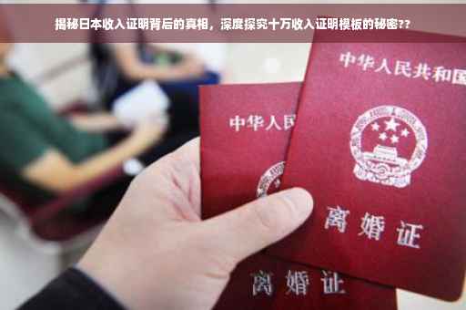 揭秘日本收入证明背后的真相，深度探究十万收入证明模板的秘密??