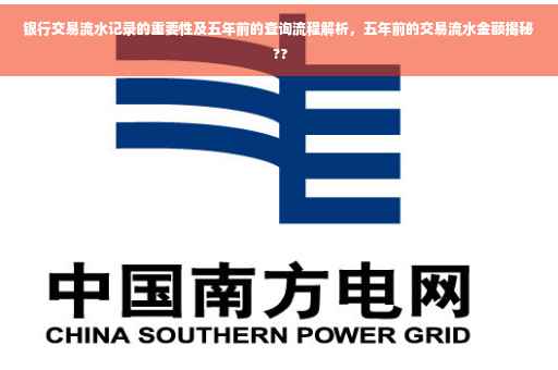 银行交易流水记录的重要性及五年前的查询流程解析，五年前的交易流水金额揭秘 ??