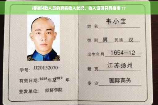 揭秘财政人员的真实收入状况，收入证明开具指南 ??