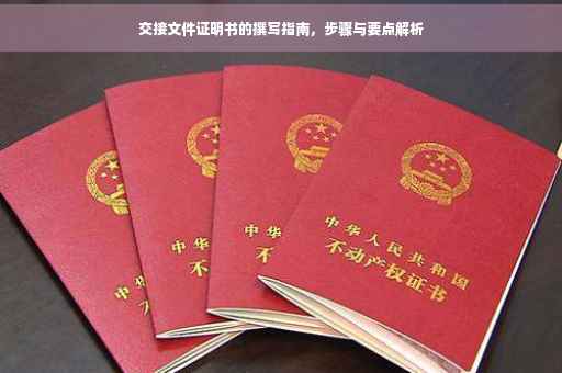 交接文件证明书的撰写指南，步骤与要点解析