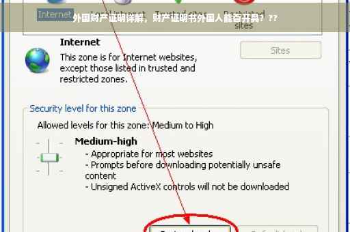 外国财产证明详解，财产证明书外国人能否开具？??