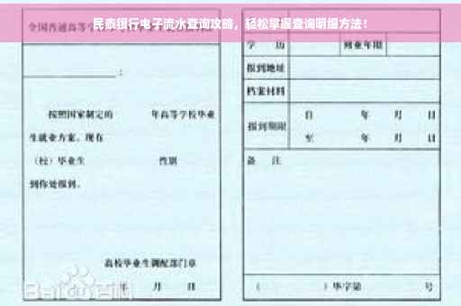 民泰银行电子流水查询攻略，轻松掌握查询明细方法！