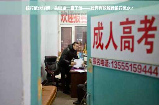 银行流水详解，关键点一目了然——如何有效解读银行流水？