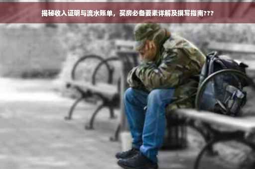 揭秘收入证明与流水账单，买房必备要素详解及撰写指南???