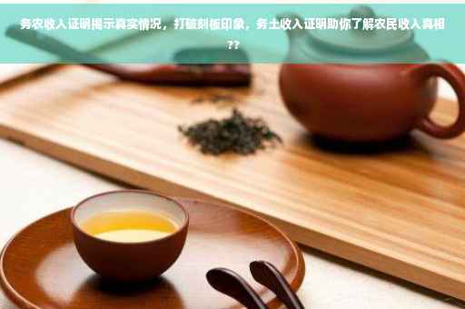 务农收入证明揭示真实情况，打破刻板印象，务土收入证明助你了解农民收入真相 ??